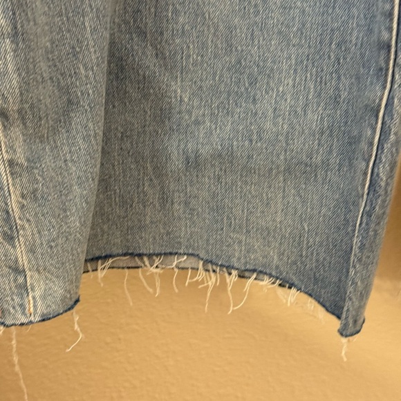 J. Crew Wide Leg Crop Jeans with all day stretch & trendy Raw Hem NWT 30P - Picture 2 of 8